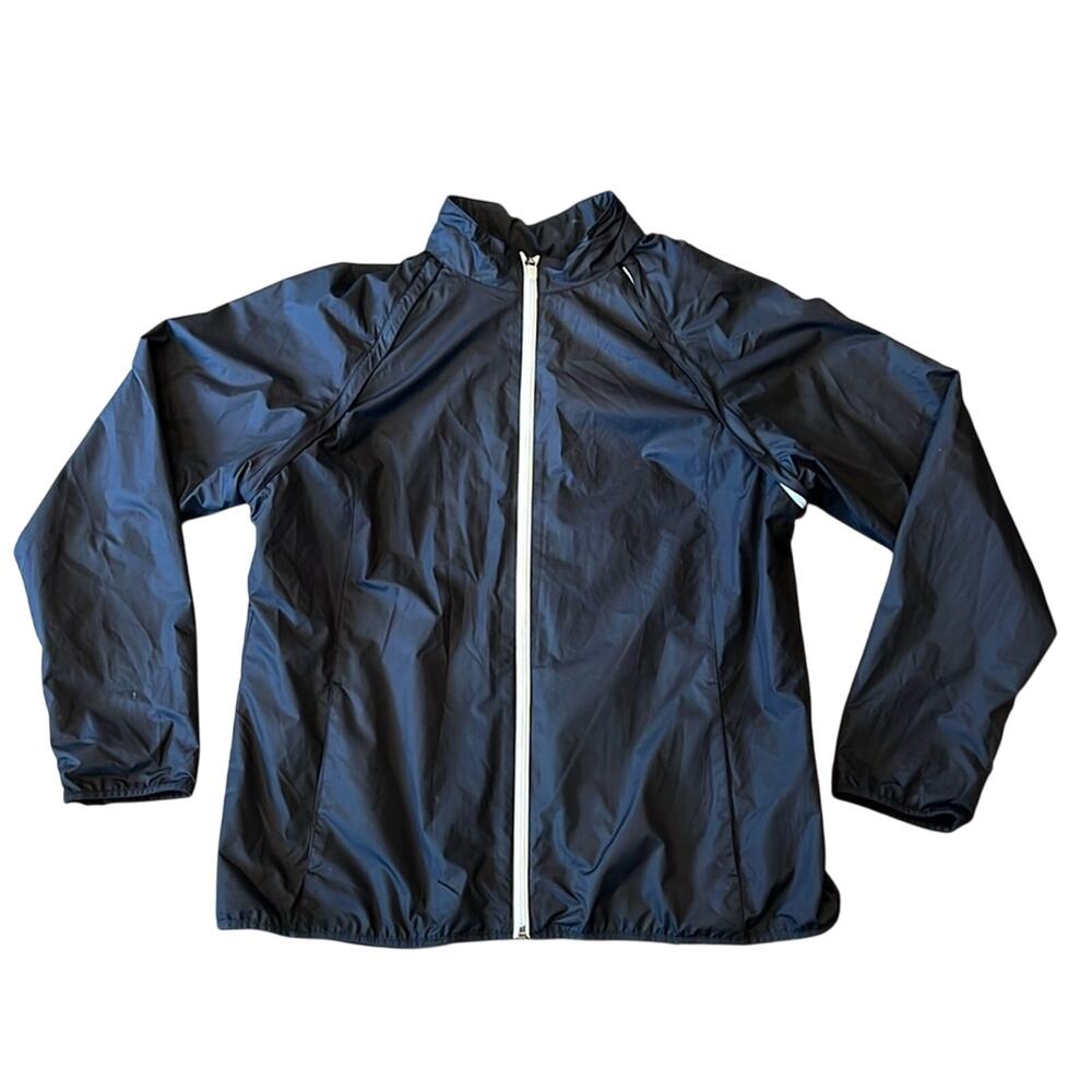 Lady Hagen Women's Lightweight Convertible Running Jacket Black Size XL